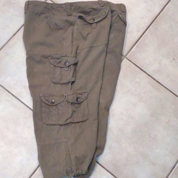 Ralph Lauren 16 Khaki Green Cargo Capris - Picture 2 of 9